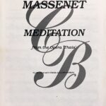マスネ (ポール・タファネル) タイスの瞑想曲 (フルート+ピアノ) 輸入楽譜 Massenet Meditation 洋書
