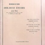 ベルビギエ 18の練習曲 (フルート教則本) 輸入楽譜 Berbiguier Dix-Huit ?tudes 洋書