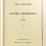 ポール・ジャンジャン 近代練習曲 (フルート 教則本) 輸入楽譜 Paul Jeanjean ?tudes Modernes 洋書