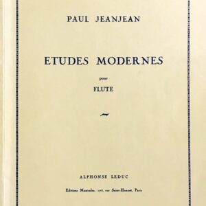 ポール・ジャンジャン 近代練習曲 (フルート 教則本) 輸入楽譜 Paul Jeanjean ?tudes Modernes 洋書