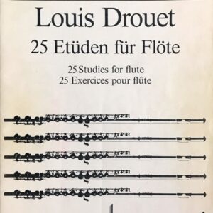 ルイ・ドゥルーエ 25の練習曲 (フルート 教則本) 輸入楽譜 Louis Drouet 25 ?tuden 洋書